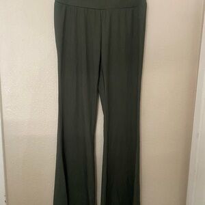 JVINI Olive Wide Leg Women's Pants